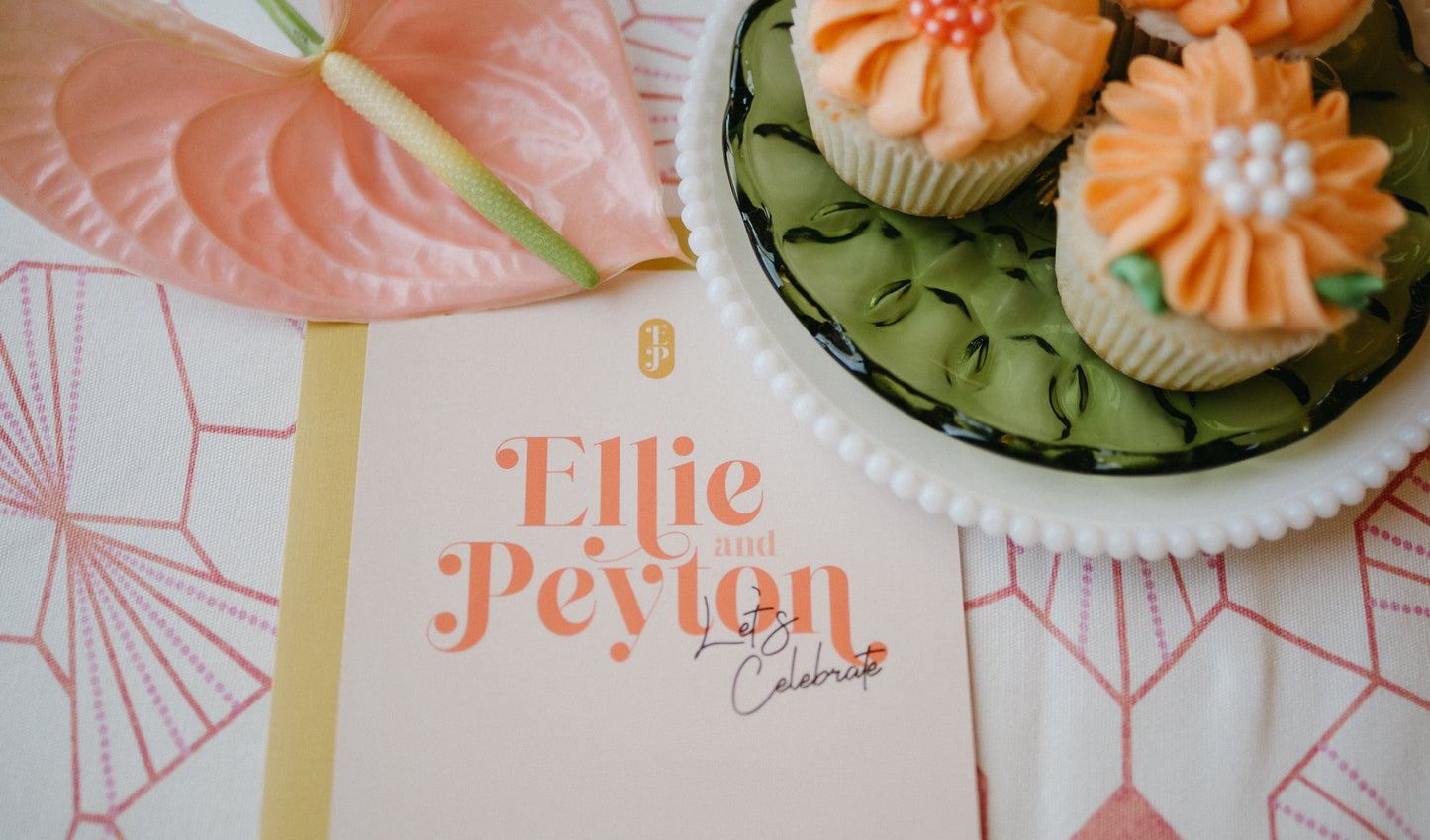 The Ellie Collection | Retro Wedding Invites | Fun Wedding Invitations